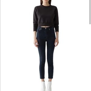 NWT AGOLDE Nico high rise